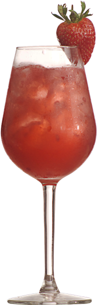 Mixed Berry Collins - Wine Cocktail (400x628), Png Download