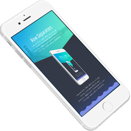 Show Off Your Site's Best Qualities With Row Separators - Samsung Galaxy (425x424), Png Download