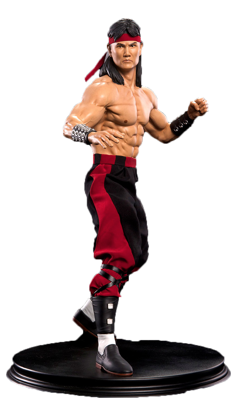 Image - Mortal Kombat - Liu Kang 1:4 Scale Statue (829x1379), Png Download