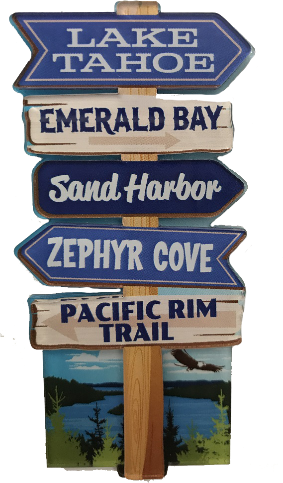 Souvenir Magnet Historic Directional Sign Post Magnet - Magnet (568x1000), Png Download