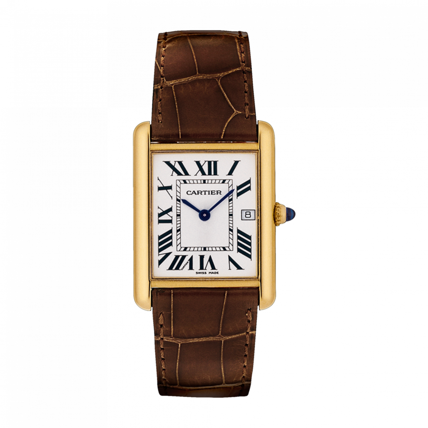 Tank Louis Cartier Watch - Cartier Tank Louis Cartier W1529756 (1410x1800), Png Download