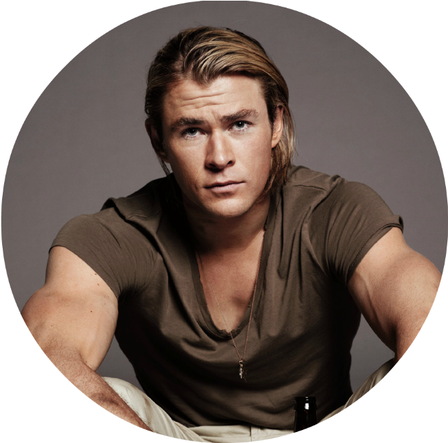 Chris Hemsworth (651x653), Png Download