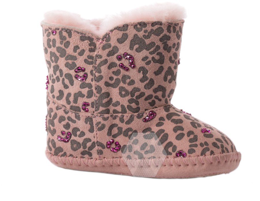 Pink And Purple Leopard Uggs - Shoe (1024x1024), Png Download