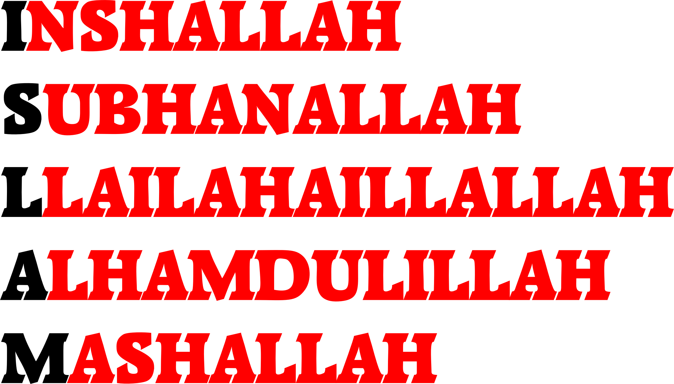 This Free Icons Png Design Of Islam Typography (2326x1324), Png Download