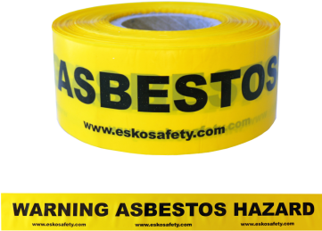 Asbestos Warning Tape 75mm X 250m Black On Yellow - The Obesity Code: Unlocking The Secrets Of Weight Loss (360x360), Png Download