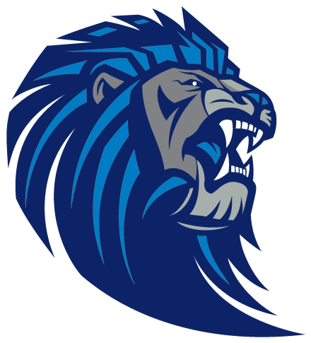 Lion - Lion Logo Blue (800x800), Png Download