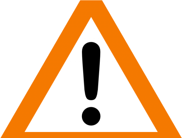 Warning Clipart Vector - Sign (640x480), Png Download