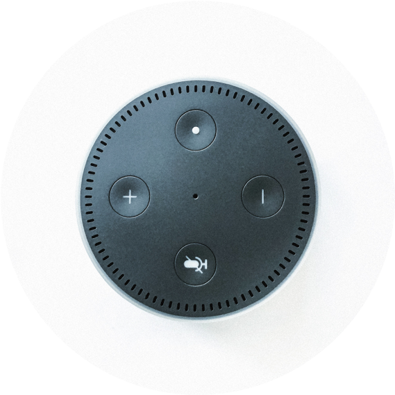Echo-dot - “ - Amazon Echo Dot Smart Speaker - Wireless - Black (686x686), Png Download
