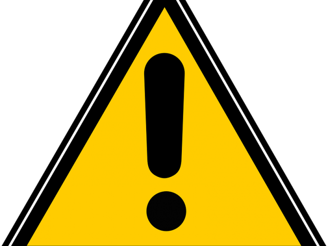 Caution Triangle Symbol - Tractors Turning Sign (640x480), Png Download