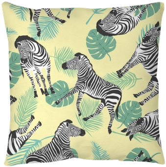 Sketch Seamless Pattern With Wild Animal Zebra Print, - Illustration (400x400), Png Download
