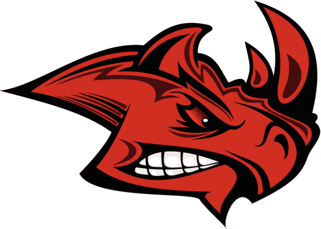 Rhino Gymnasium Logo (640x458), Png Download