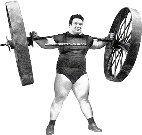 Paul Anderson Strongman Squat (500x476), Png Download