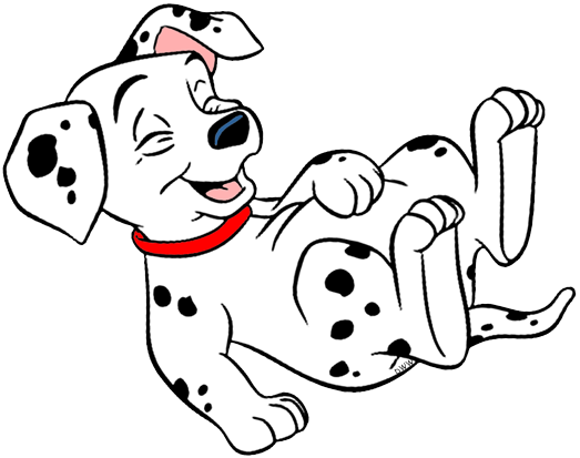 101 Dalmatians Cartoon Drawing (523x413), Png Download