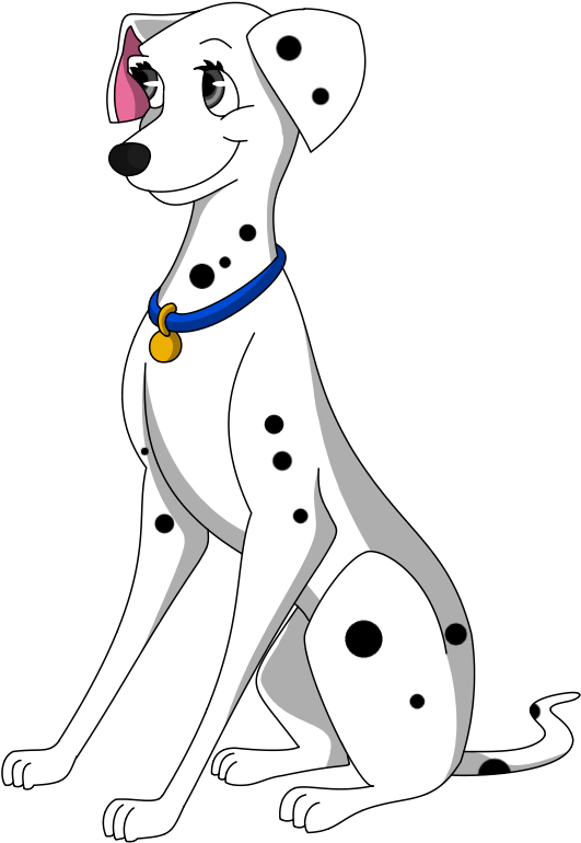 Perdie - 101 Dalmatians Perdita Clipart (540x785), Png Download
