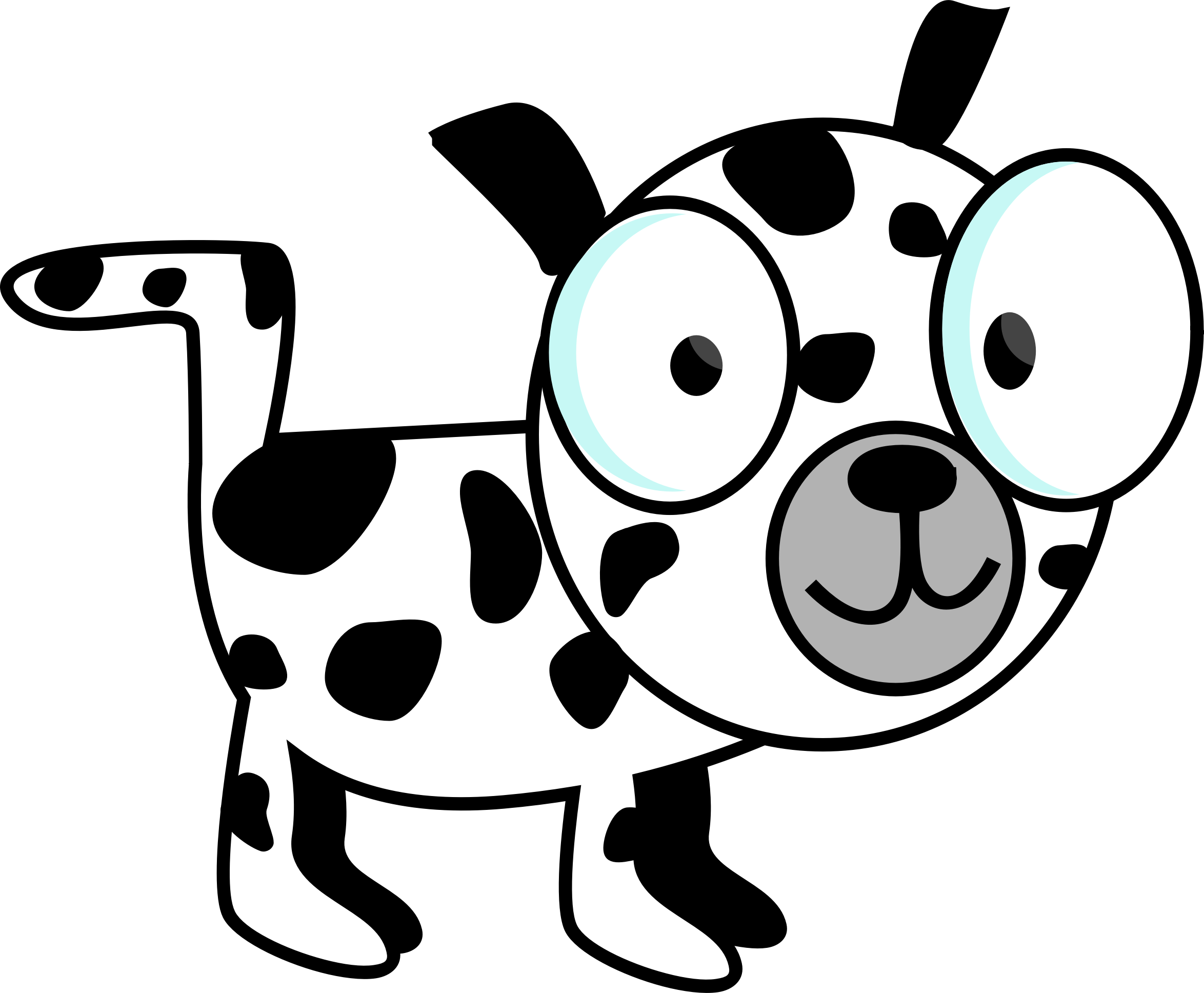 This Free Icons Png Design Of Dalmatian Dawg (2348x1936), Png Download