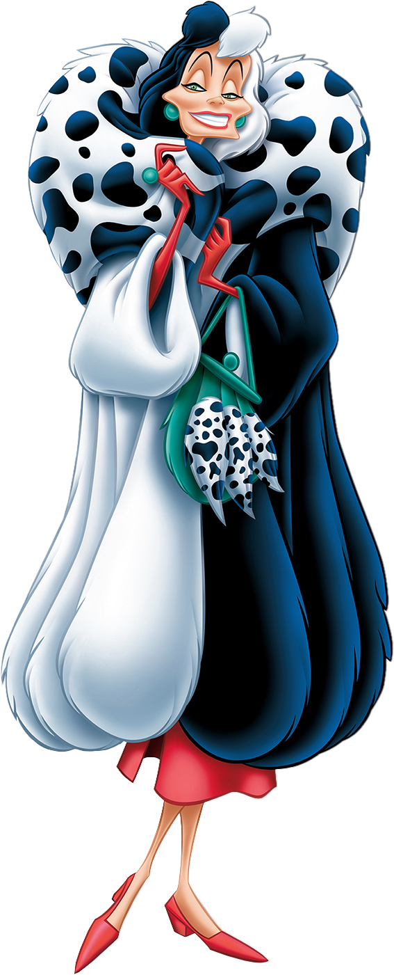 Cruella De Vil Clip Art - Cruella De Vil (670x1470), Png Download