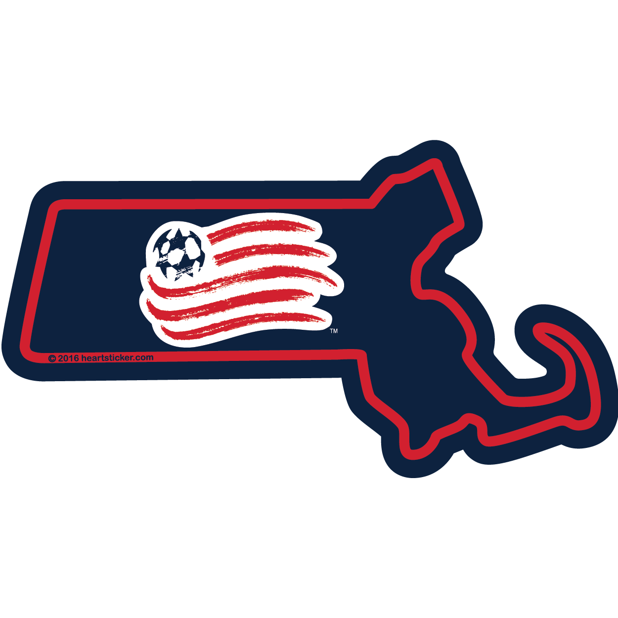 Mls New England Revolution Sticker - New England Revolution (1250x1250), Png Download