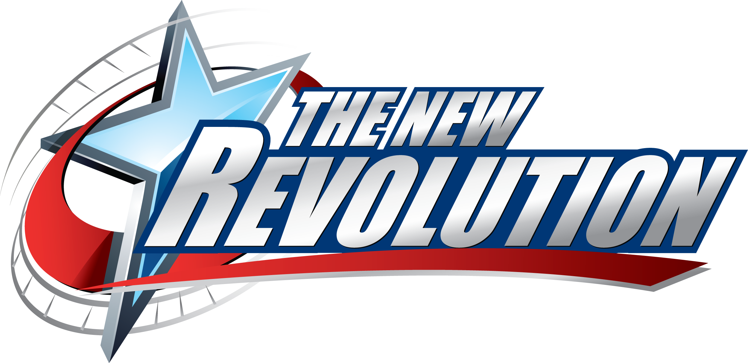 New-revolution Sfmm Logo - New Revolution Six Flags Magic Mountain Logo (2500x1213), Png Download
