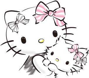 New Hello Kitty Pictures, View - Hello Kitty E Charmmy Kitty (400x300), Png Download