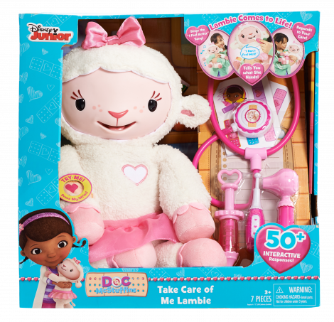 Doc Mcstuffins Take Care Of Me Lambie - Libreta De La Doctora Juguete (470x453), Png Download