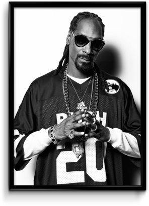Snoop Dogg Poster - Radio & Weasel (383x479), Png Download
