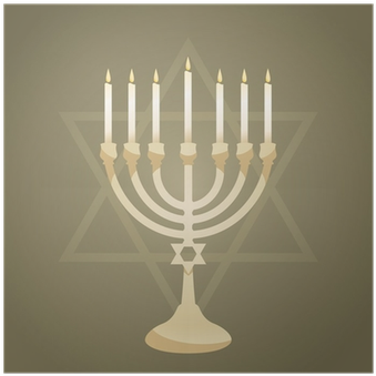 Menora Tapeta (400x400), Png Download