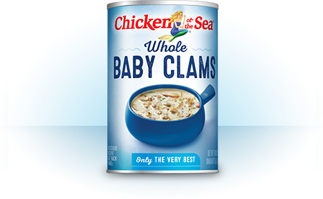 Whole Baby Clams - Chicken Of The Sea Whole Baby Clam - 10 Oz. (467x288), Png Download