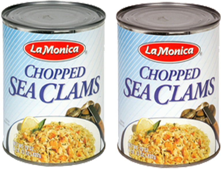 Lamonica Seafood Chopped Sea Clams - La Monica Sliced Conch, Scungilli - 29 Oz Can (862x654), Png Download