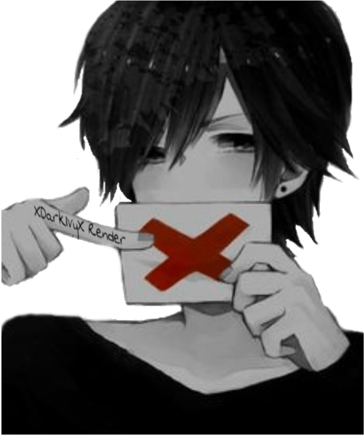 15 Sad Anime Boy Png For Free On Mbtskoudsalg - Depression Anime Art (894x894), Png Download