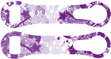 Custom Kolorcoat V-rod Opener - Stars 1 Each (380x380), Png Download