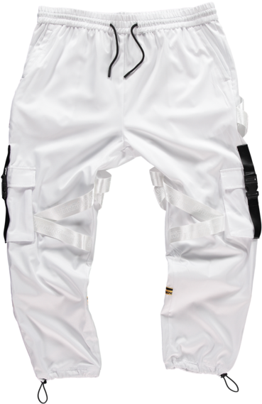 White Tech Pants - Trousers (539x689), Png Download