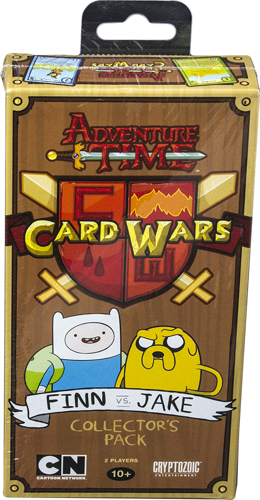 Finn Vs Jake Card Wars Game - Adventure Time Card Wars Collector's Pack Finn Vs Jake (519x1000), Png Download