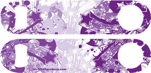 More Views - Custom Kolorcoat Speed Opener - Stars 1 Each (500x500), Png Download