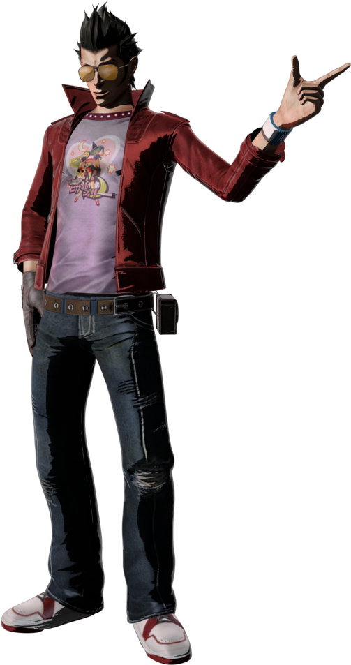 Travis Touchdown Render By Nibroc Rock-d9v8k61 - No More Hereo 2 Travis (1024x994), Png Download