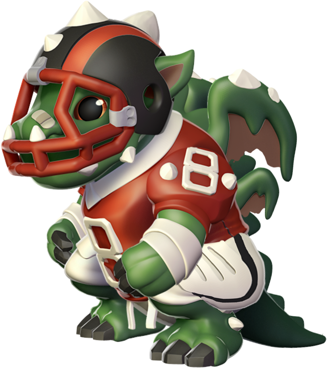 Touchdown Dragon - Dragon City Dragon Touchdown (1138x1282), Png Download