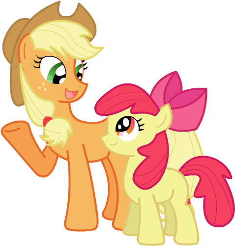 Apple Bloom, Applejack, Artist - Cartoon (650x510), Png Download