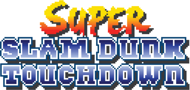 Super Slam Dunk Touchdown - Super Slam Dunk Touchdown Logo (641x305), Png Download