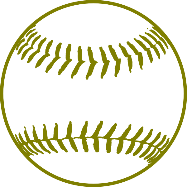 Softball Transparent Image - Softball Clipart (600x600), Png Download