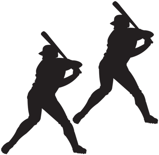 Download 2 Player Lesson Siluetas Beisbol En Png PNG Image with No