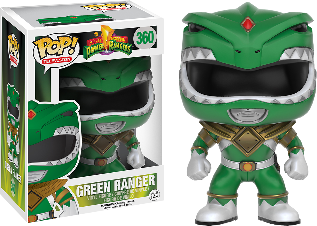 Power - Funko Pop Green Ranger (1113x792), Png Download