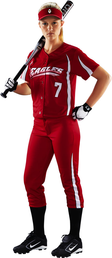 New Prosphere Warrior Softball Uniform-set (449x1000), Png Download