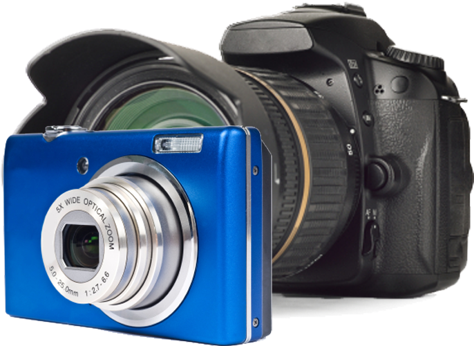 And You Can Use Your Current Camera My Techniques Work - Фотоаппарат На Белом Фоне (722x552), Png Download