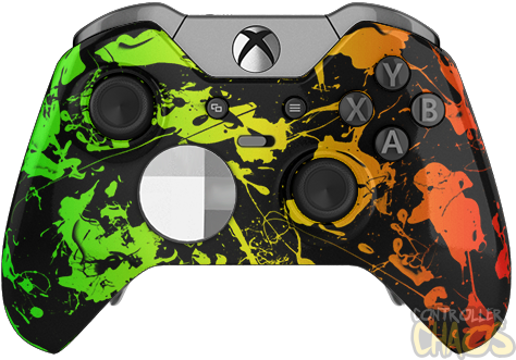 Authentic Microsoft Quality - Neon Xbox One Controller (474x340), Png Download