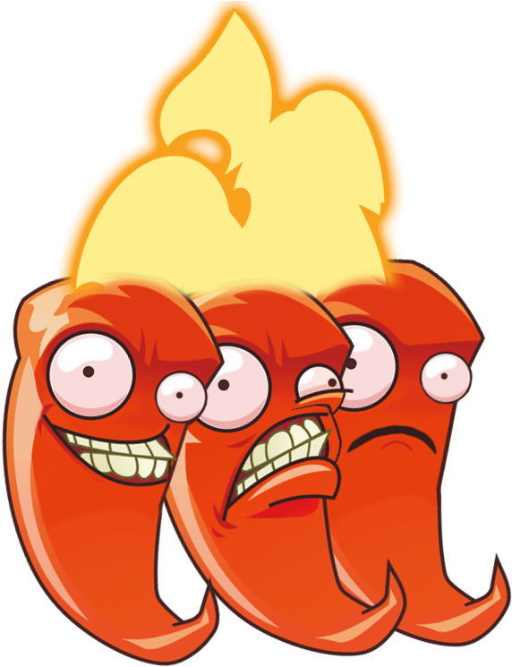 Hd Habanero - Plants Vs Zombies 2 Plantas (588x749), Png Download