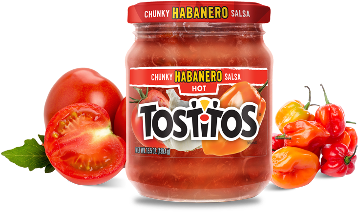 Tostitos® Chunky Habanero Salsa Hot - Tostitos Salsa (900x600), Png Download