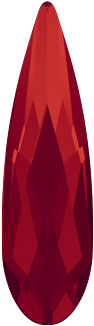 8mm Swarovski 2304 Raindrop Flat Back - Crystal (400x400), Png Download