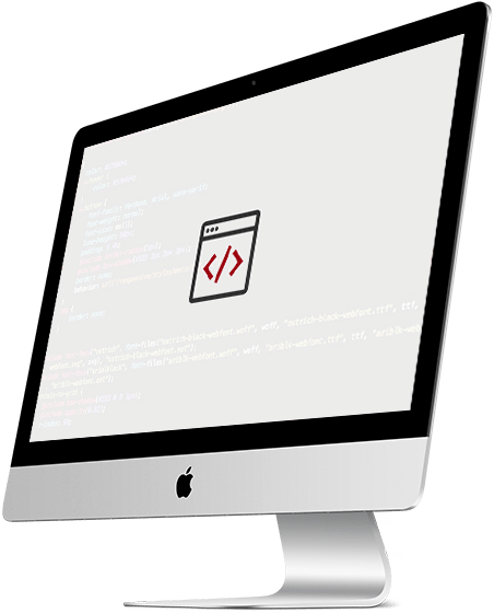 Web Development - Led-backlit Lcd Display (556x590), Png Download