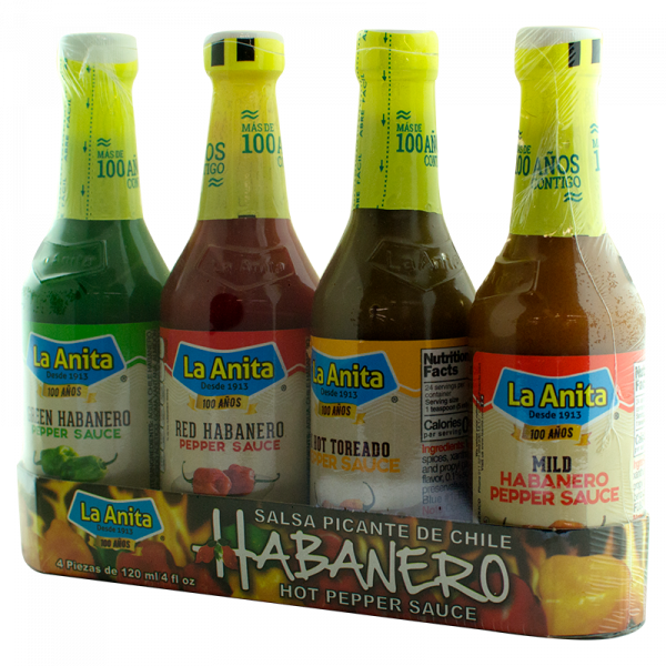 4 Habanero Hot Sauce Pack, 120ml Each Bottle (600x600), Png Download