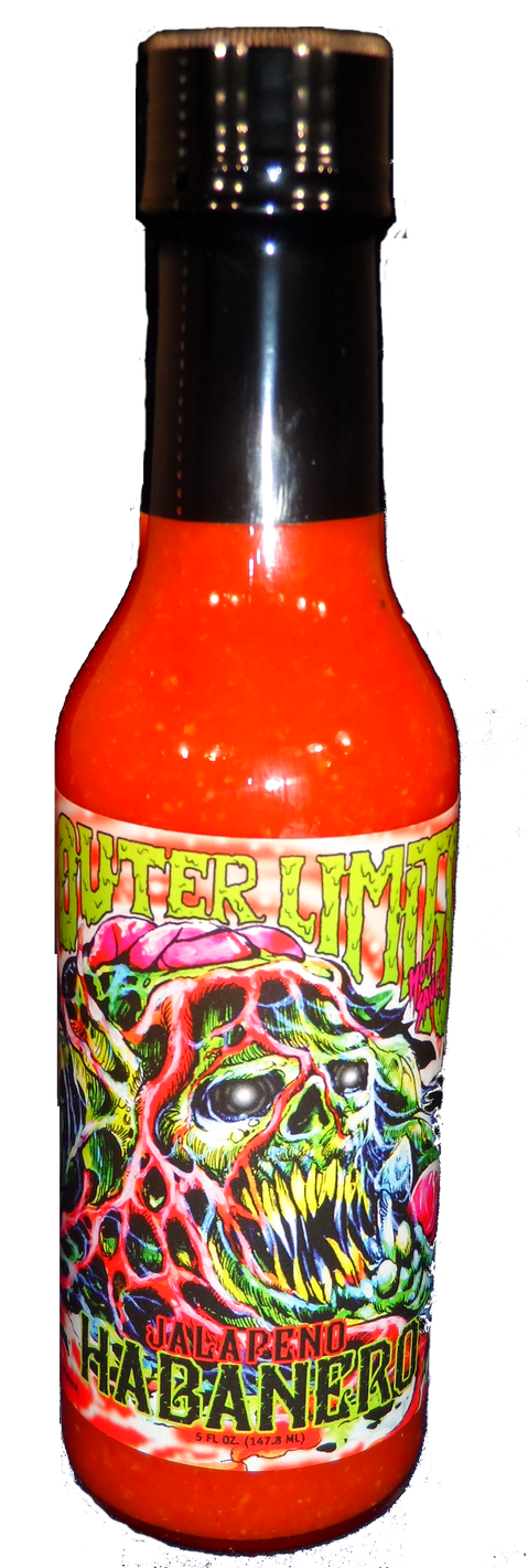 Our Jalapeno Habanero Sauce Is A Great Medium Heat - Glass Bottle (498x1419), Png Download