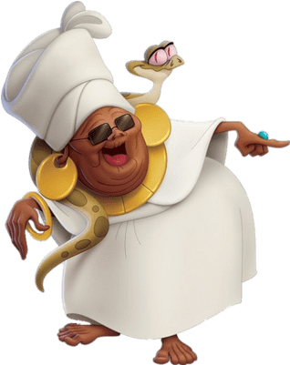 Mama Odie - Mama Odie And Princess Tiana (400x400), Png Download